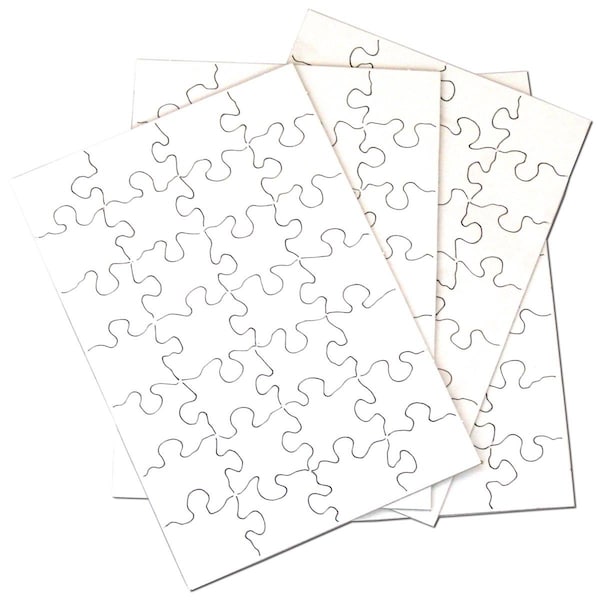 Actividad 5.5 x 8 in. Puzzle-It Blank Puzzles, 12 Piece AC2626227 - main
